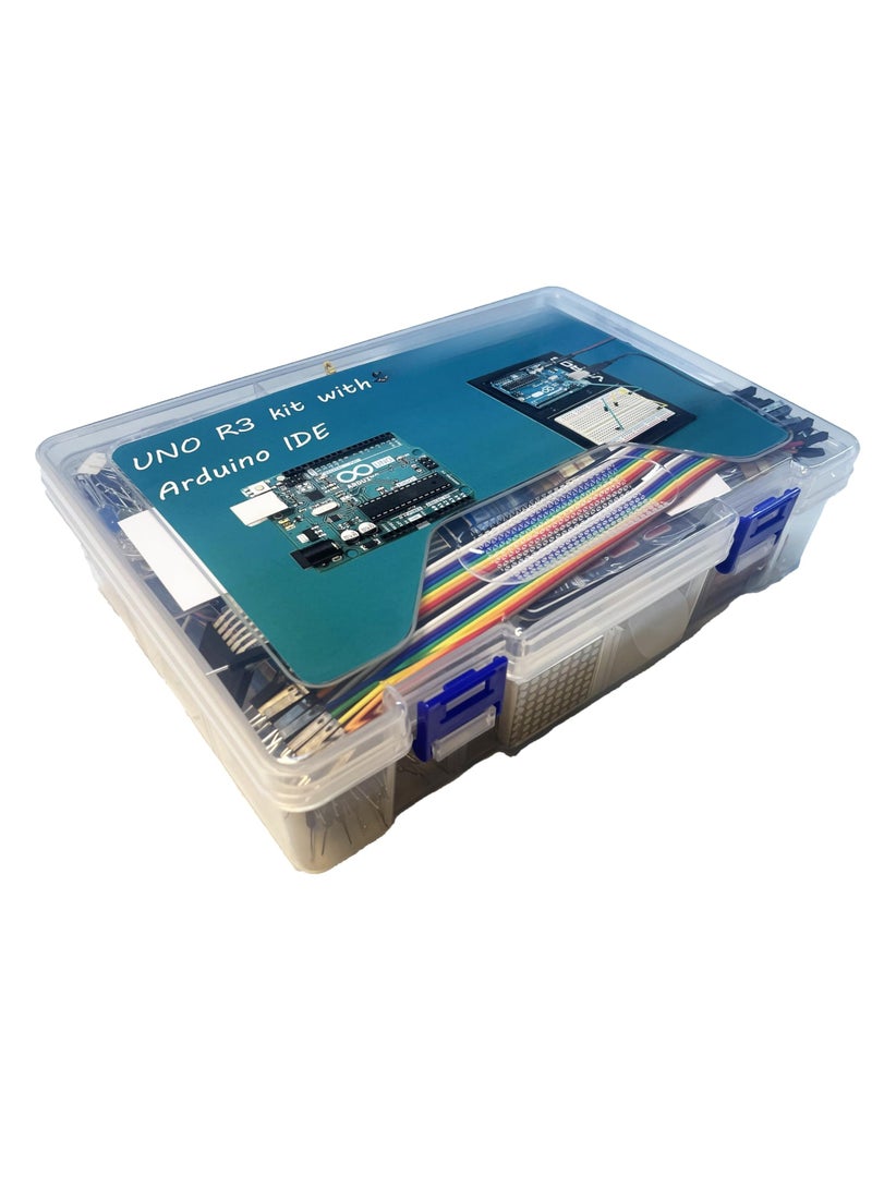 WALALLA UNO Starter Kit with Tutorial and UNO R3 Board Compatible with Arduino IDE STEM Electronics Circuit Breadboard Include 720P Video Courses and Online Technical Support for Beginners - Image 4